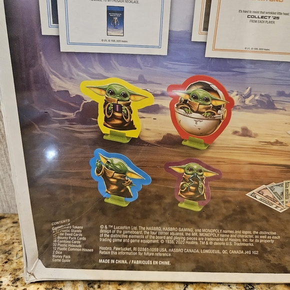 Star Wars The Mandalorian Monopoly Board Game SEALED Complete - Picture 5 of 16